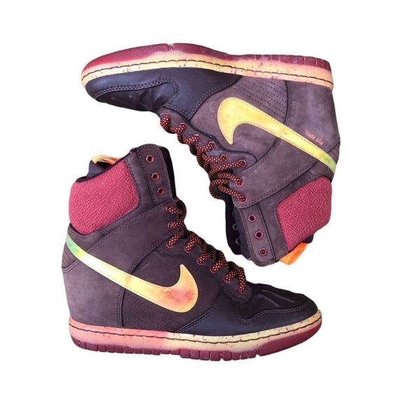 Rare 2014 Nike Dunk Sky High SneakerBoot Size 7 - Picture 2 of 16